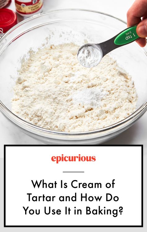 Cream of tartar is one of the most unappreciated ingredients in baking. It's a history-making ingredient, one that reshaped the entire landscape of sweets. So how do you use cream of tartar in your baking? And what does cream of tartar even do? We're here to help. What Is Cream Of Tartar, Cream Of Tartar Uses, Toddler Tooth Decay, Cream Of Tarter, Gum Care, Natural Teeth Whitening, Oral Health Care, Cream Of Tartar, Drop Dead