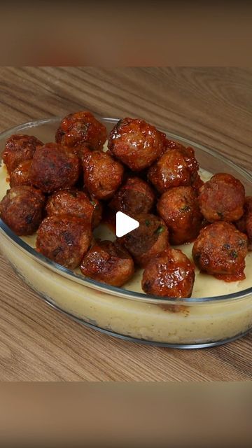 Italain Food, Beef Balls Recipe, Frosting Recipes Easy, Meatball Recipes Easy, Tasty Meat, How To Cook Beef, Dinner Side Dishes, Easy Meals For Kids, Main Course Recipes