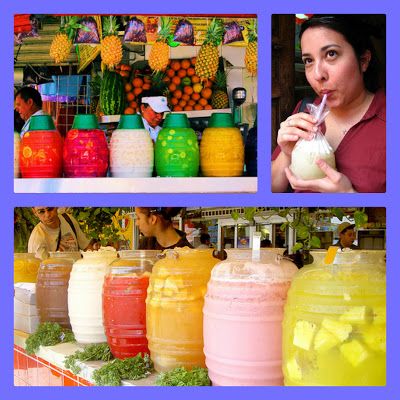 Drinks around the world: aguas Frescas Mexico- Kid World Citizen Auga Frescas, Mexico Party, Agua Fresca Recipe, Mexican Birthday Parties, Mexican Drinks, Agua Fresca, Drinking Around The World, Mexican Party Theme, Fiesta Theme