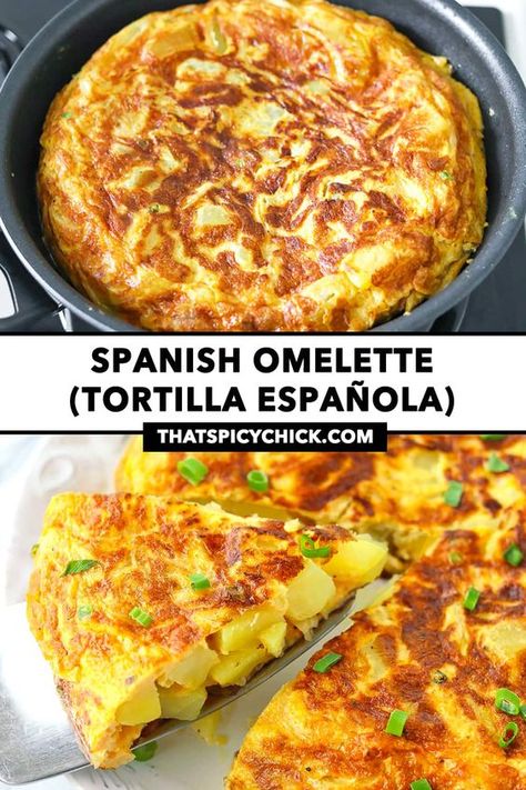 Spanish Frittata, Omelette Tortilla, Spanish Tortilla Recipe, Potato Omelette, Spanish Breakfast, Unprocessed Recipes, Omlet Recipes, Spanish Potatoes, Spanish Tortilla