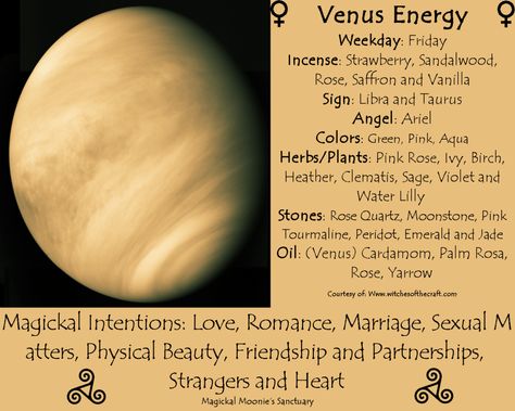 <3 Venus Correspondences, Friday Magickal Correspondences, Friday Correspondences, Venus Day Rituals, Venus Hour, Planet Correspondences, Venus Ritual, Planetary Correspondences, Astrological Planets