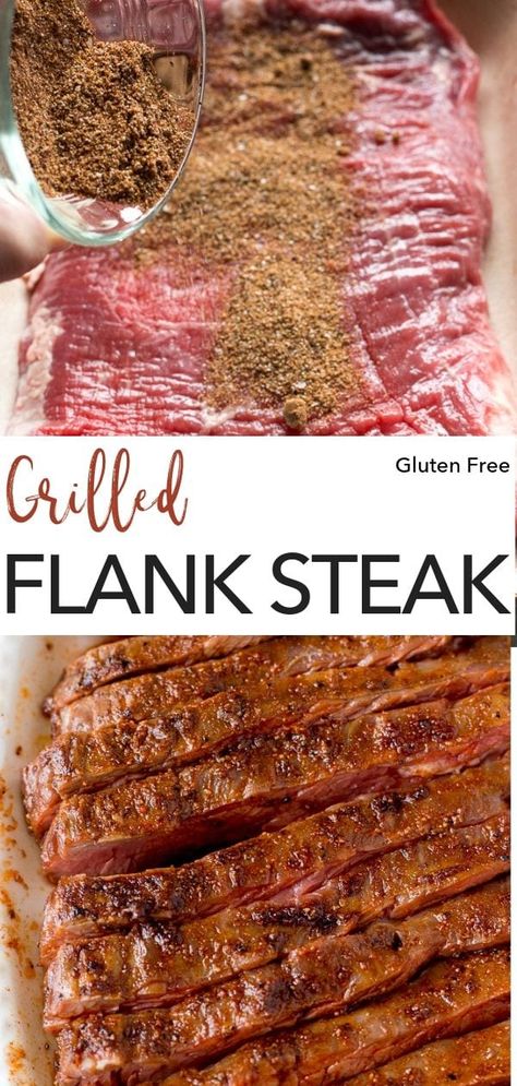 Smoker Steak, Steak Traeger, Smoked Flank Steak, Cream Deserts, Smoker Grill Recipes, Smoked Baked Potatoes, Barbecue Brisket, Flank Steak Recipe, Traeger Cooking