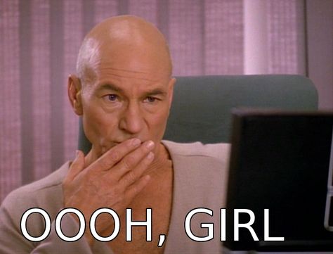 Oooh Girl Good Night Motivational Quotes, Comment Memes, Uss Enterprise D, Captain Picard, Jean Luc Picard, Watch The World Burn, Reaction Pic, Handmaid's Tale, Perez Hilton