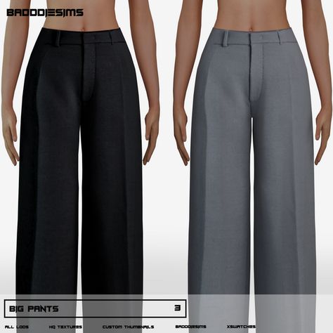 Sims 4 Cc Clothes Female Suits, Sims 4 Cc Clothes Female Tomboy, Sims 4 Cheats, Die Sims 4, The Sims 4 Skin, The Sims 4 Pc, Big Pants, Pelo Sims, The Sims 4 Packs