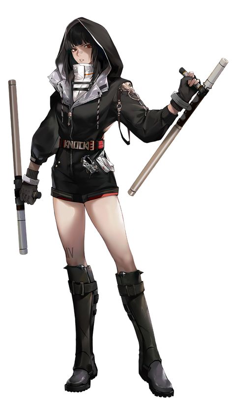 Female Brawler Character Design, Female Fighter Art, Ninja Outfit Female, Spy Character Design, Assassin Oc, Fighter Outfit, Ww Girl, Character Sheet Writing, Thief Character