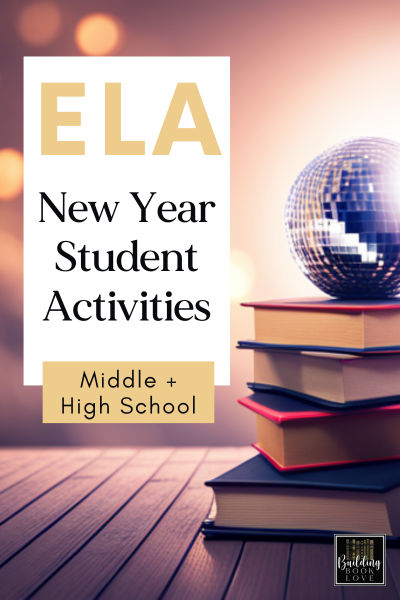 Middle & High School ELA New Year Activities Parts Of A Paragraph, High School English Activities, Activities For High School Students, College Instructor, School Room Ideas, Winter Break Activities, Class Routine, Activities For High School, New Year Activities