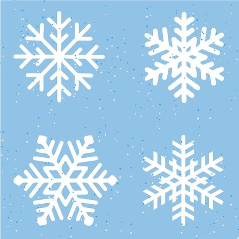 Snowflake Illustration, Snowflakes Illustration, Snowflake Icon, Free Vector Illustration, Iconic Photos, Vector Photo, Premium Vector, Graphic Resources, Vector Art