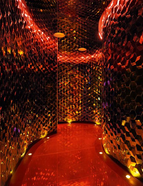 Nightclub Entrance, Club Lighting, Nightclub Design, Dark Angels, Red Lights, Red Rooms, Studio 54, Club Design, Bar Lounge