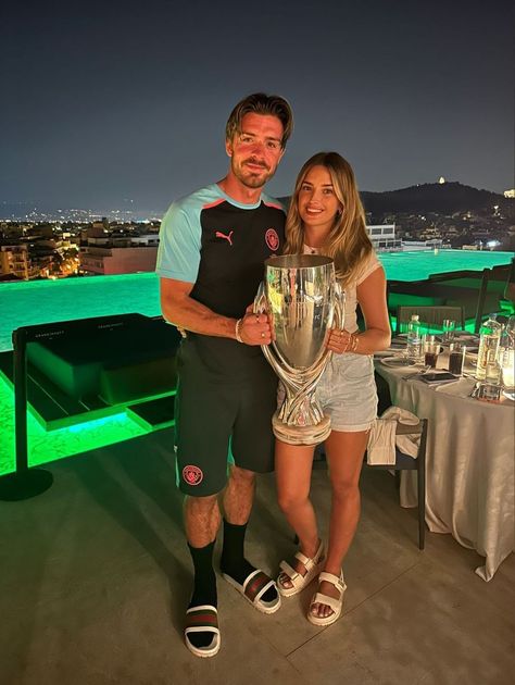 Jack Grealish Girlfriend, Jack Grealish And Sasha, Sasha Rebecca, Soccer Couples, Football Couples, Football Wags, Manchester City Football Club, Boy Best Friend Pictures, Jack Grealish