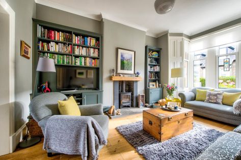 Small Period Living Room, Modern Period Living Room, Council House Living Room, New Build Living Room Ideas Uk, Small Victorian Terrace Living Room, Safe Living Room, 1930s Living Room Ideas, Traditional Sitting Room, Living Room Storage Unit