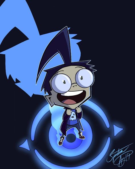 Invader Zim Enter The Florpus, Enter The Florpus, Dib Membrane, Invader Zim Dib, Invader Zim Characters, New Profile Pic, Nickelodeon Shows, Paranormal Investigation, Invader Zim