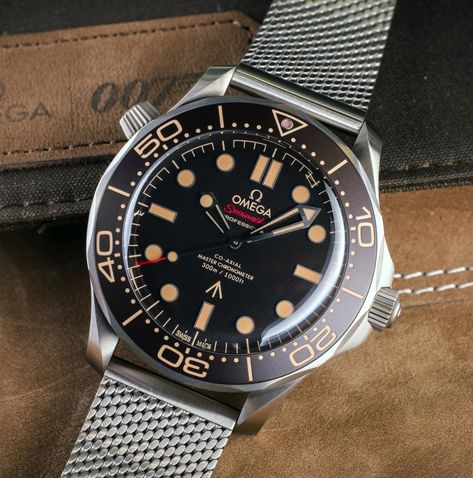 Omega Seamaster Diver 300m 007 NTTD Edition Brown BNIB 2022. Reference 210.90.42.20.01.001. Available Now. Omega 007, Omega Seamaster Diver 300m, Omega Seamaster Diver, Omega Seamaster, Diver, On Instagram, Quick Saves