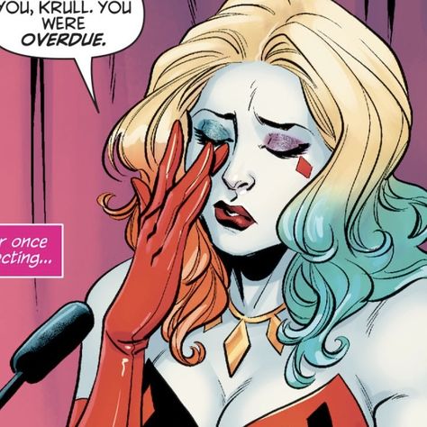 Harley Quinn Pfp Comics, Dc Female Villains, Harley Quinn Comic Panel, Harley Quinn Comic Icons, Harley Quinn Comic Art, Dc Comics Villains, Kawaii Summer Outfits, Comic Harley Quinn, Harley Quinn Hair