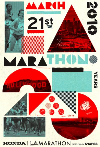 Stay up to date with daily web design news:  http://www.fb.com/mizkowebdesign    25th Anniversary Poster    #webdesign #design #designer #inspiration #user #interface #ui #web #typography #poster #font #type Marathon Poster, Marathon Posters, La Marathon, Illustration Design Graphique, Graphic Design Collection, Beautiful Posters, Design Graphique, Graphic Design Typography, Graphic Design Posters