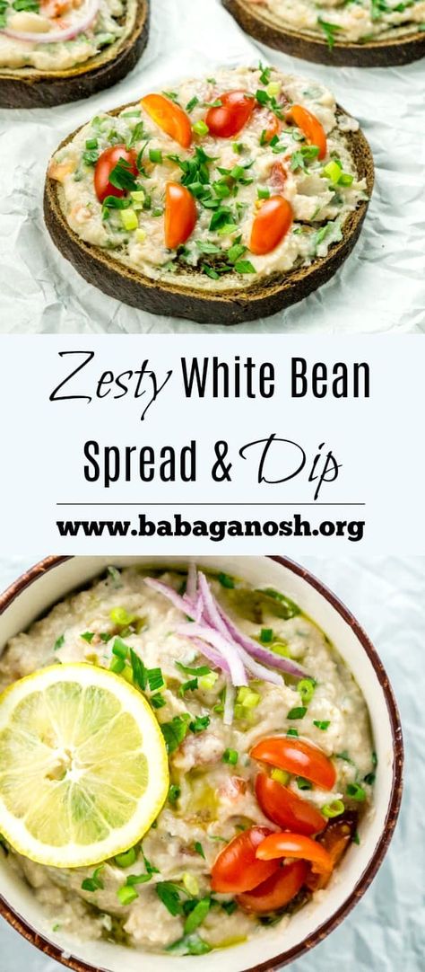 Bean Sandwich, White Bean Spread, White Bean Recipes, White Bean Dip, Northern Beans, Cooking Easy, Sandwich Spread, Vegan Beans, Great Northern Beans