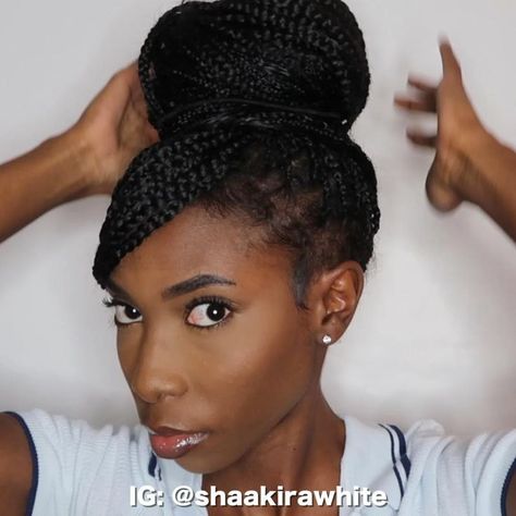 7 Ways to Style Knotless Braids [Video] | Hair styles, Big box braids hairstyles, Natural hair styles Knotless Box Braids Packing Styles, Long Knotless Braid Styles, How To Pack Knotless Box Braids, How To Styles Knotless Braids, Styling Big Knotless Braids, Hairstyles For Already Braided Hair, Hat With Knotless Braids, Knotless Braids Hairstyles For Office, Knotless Braid Packing Styles