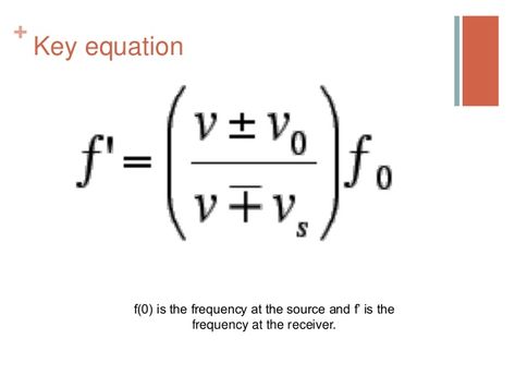 Doppler effect lo Doppler Effect, Physics, Math Equations, For Free