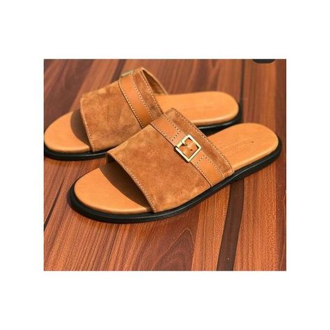 Images for Mens Suede Cover Pam Slippers With Buckle - Brown Cash On Delivery, Slippers, Shop Now, Buckle, Quick Saves