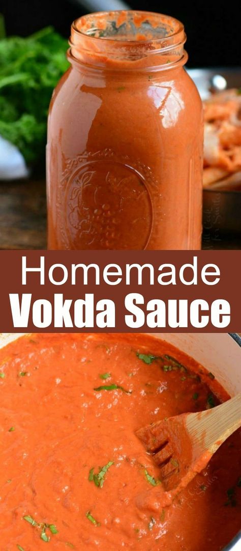 Employee Food Ideas, Diy Vodka Sauce, Creamy Tomato Sauce Recipe, Tomato Sauce Homemade, Homemade Vodka, Homemade Vodka Sauce, Vodka Sauce Recipe, Vodka Sauce Pasta, Italian Meals