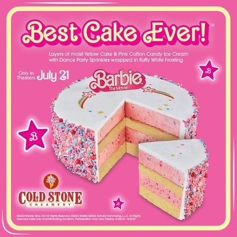 Fluffy White Frosting, Red Birthday Cakes, Moist Yellow Cakes, Best Cake Ever, Cold Stone Creamery, Cold Stone, Ice Cream Candy, Barbie Cake, Cake Mix Recipes