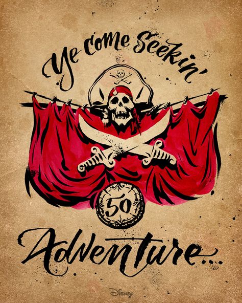 social_shareable_piratesofthecaribbean_50thanniversary_logo Pirates Of The Caribbean Ride, Disney Phone Backgrounds, Pirate Art, Caribbean Art, Disney Wall, Disney Phone Wallpaper, Disney Side, Disney Magic Kingdom, Vintage Disneyland