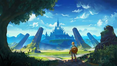 zelda wallpaper hd Legend Of Zelda Wallpaper, Zelda Hd, Zelda Wallpaper, Hyrule Castle, Nature Background Images, Horse Wallpaper, Beauty Wallpaper, Zelda Art, Macbook Wallpaper