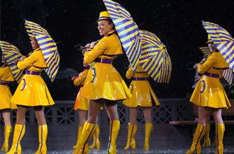 Rain Costume, Radio City Rockettes, Rockettes Christmas, Spring Costume, The Rockettes, Tap Costumes, Christmas Spectacular, New York Spring, Radio City Music Hall