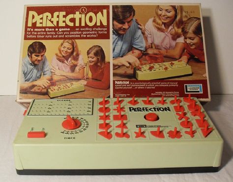 https://flic.kr/p/7E1ibf | 1960s Lakeside Games Perfection Vintage Game Puzzle | More to see at www.ajaxallpurpose.blogspot.com/ www.facebook.com/christian.montone/ Perfection Game, 1980s Toys, Shape Games, Vintage Board Games, Family Board Games, Fisher Price Toys, Vintage Games, Childhood Toys, Family Game Night