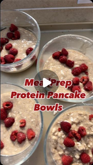 Gennifer Strobo on Instagram: "These pancake bowls save time in the morning rush, especially for those days where you’re craving pancakes. You simply re-heat and enjoy. 

The best part? They are also high in protein, packed with fiber and will leave you feeling full and satisfied for hours. 

It’s as easy as grabbing a serving and heating it up.

Another fun idea is to let the kids choose their mix in and now everyone gets the pancake of their choice on a Sunday morning! 

🥞 Comment PANCAKE BOWL to snag this breakfast recipe now!! 🥞 link to the bowls I use as well.

Optional MIXINS (not in Macros)
Chocolate chips 
Diced up turkey bacon or sausage
Nuts
Shredded coconut
Different fruits
Use chocolate protein or another flavor

@devotionnutrition code : GENNID to save

#ProteinPancakes #Pan Pancake Bowl Recipe, High Protein Pancake Bowl, Protein Pancake Bowl, Kodiak Protein Pancakes, Pancake Bowl, High Protein Pancakes, Savory Pancakes, Turkey Bacon, Different Fruits