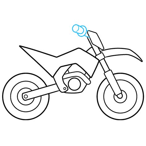 Easy Motorbike Drawing, Dirt Bike Drawings Easy, Bike Pencil Drawing, Motorcycle Drawing Easy, Dirt Bike Drawing, Bike Drawing Easy, Motorbike Drawing, Custom Beer Pong Tables, Graffiti Books