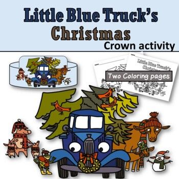 Little Blue Truck's Christmas by Little Pergola School Shop | TpT Christmas Craftivity, Christmas Story Books, Little Blue Truck, December Activities, December Crafts, Blue Truck, Easel Activities, Student Data, Digital Classroom