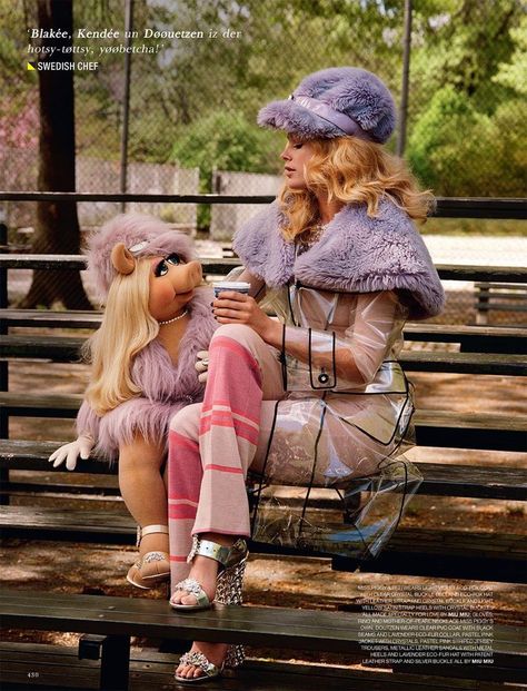 Ms Piggy, Alasdair Mclellan, Stella Tennant, Love Magazine, Miss Piggy, Doutzen Kroes, Cover Model, Modeling Career, Fashion Icon