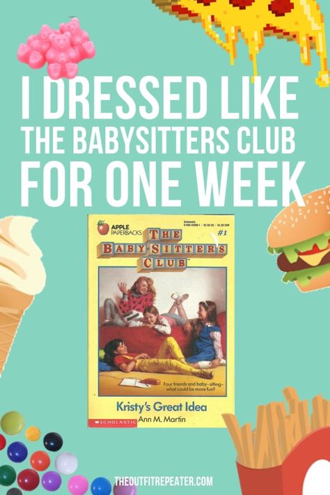 I spent a week dressing like The Baby-sitters Club and it just might be my greatest idea yet! Janine Babysitters Club, Claudia's Room Babysitters Club, School Babysitters Poster, The Babysitters Club Graphic Novel, Character Day Ideas, The Babysitters Club, Babysitters Club Books, The Babysitters, Book Characters Dress Up