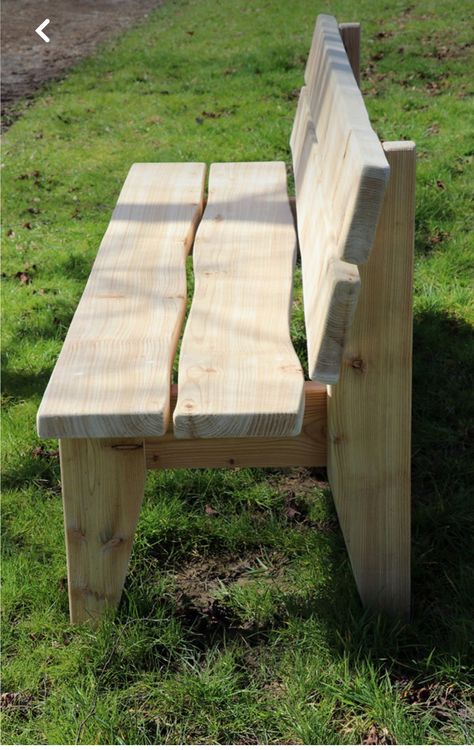 Rustic Outdoor Table, Rustic Outdoor Benches, Kursi Outdoor, Garden Bench Plans, Wood Bench Outdoor, Wooden Outdoor Furniture, Diy Bench Outdoor, Memorial Benches, Wooden Pallet Projects