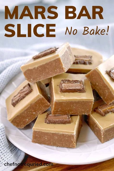 Mars Bar Recipes, Mars Bar Slice, Mars Bars, Slice Recipes, No Bake Slices, Heart Burn, Slice Recipe, Chocolate Slice, Caramel Slice