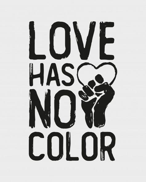 Tolerance Art, Love Has No Color, Theme Illustration, Black Lives Matter Art, Feminism Art, Black Illustration, Vector Typography, Protest Posters, Monkey Art