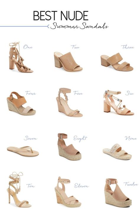 Best Nude Sandals for Summer featuring fashion blogger Erin Busbee and her top 12 beige shoe picks Beige Shoe, Erin Busbee, Sandals Outfit Summer, Busbee Style, Heel Sandals Outfit, Mode Shoes, Shoes Outfit Fashion, Nude Sandals, Fashion Vocabulary