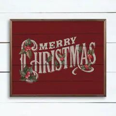 A MOUNTAIN VIEW CHRISTMAS - Shop Sales Events Antique Farmhouse Merry Christmas Frame, Vintage Merry Christmas, Merry Christmas Vintage, Farmhouse Vintage, Wood Framed Mirror, Red Wood, Holiday Signs, Christmas Mantels, Comfort And Joy