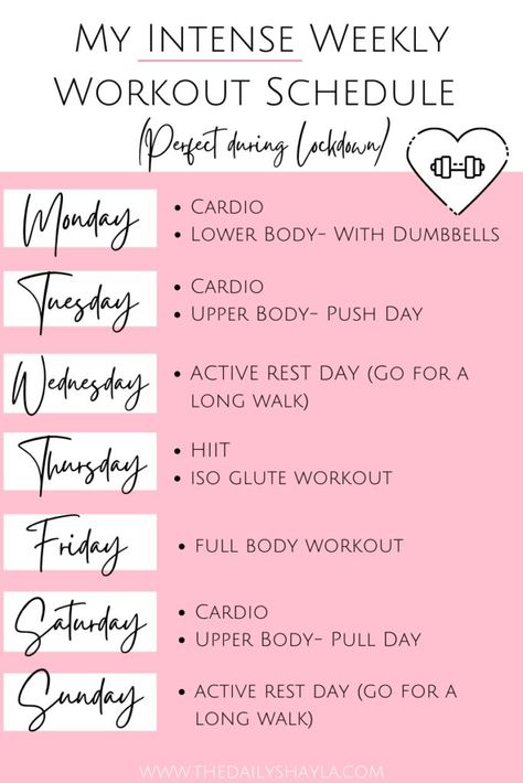 Best Workout Schedule, Daily Workout Schedule, Beginner Workout Schedule, Home Workout Schedule, Fitness Schedule, 7 Day Workout Plan, Gym Schedule, 7 Day Workout, Weekly Workout Schedule