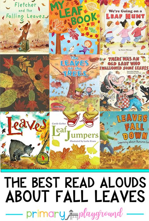 Read Alouds Kindergarten, Fall Traditions, Fall Vocabulary, Preschool Activity Books, Nature Books, Leaf Book, Children Activities, Goodbye Summer, Fall Reading