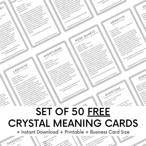 Crystal Meaning Cards, Crystal Cards, Love Chakra, Crystal Information, Libra And Taurus, Moon Phase Calendar, Deep Meditation, Healing Heart, Spiritual Tools