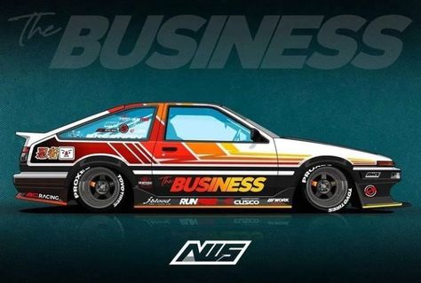 Toyota Livery, Drift Car Livery Design, Livery Car, Caddy Van, Vw Mk4, Livery Design, Car Stripes, Car Livery, Car Ramps