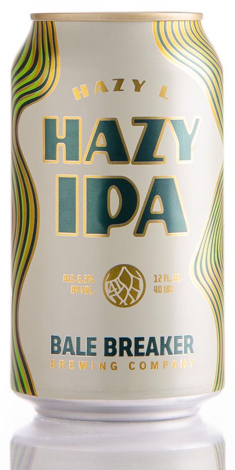 Hazy Typography, Craft Beer Design Graphics, Cool Beer Labels, Energy Drink Label Design, Craft Beer Branding, Retro Packaging Design, Brewery Branding, Beer Label Art, Beer Branding Design