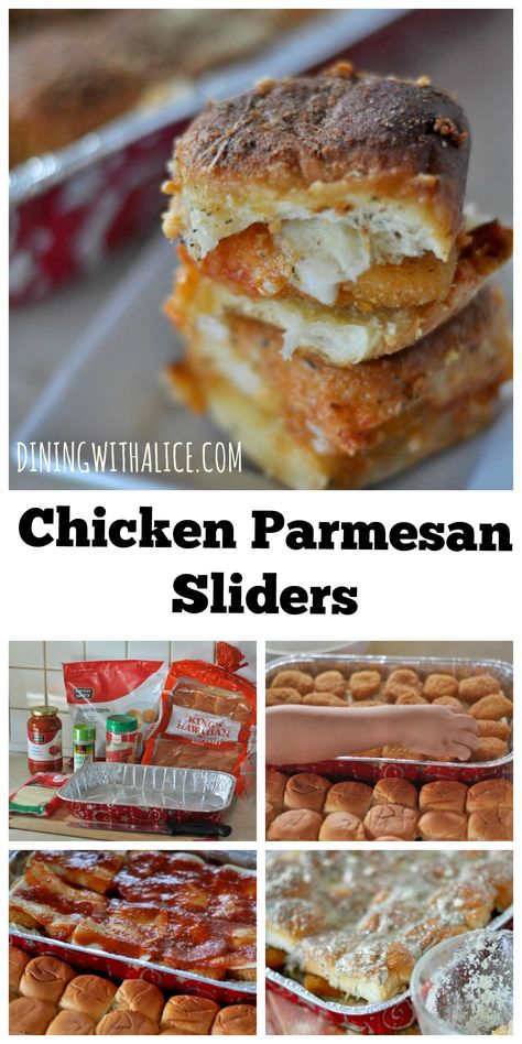 Use chicken nuggets for this super easy and kid-friendly Baked Chicken Parmesan Slider recipe. Your kids can even make it! Chicken Parm Sliders Chicken Nuggets, Chicken Nugget Sliders, Tyson Chicken Recipes, Chicken Parmesan Slider, Chicken Parmesan Sliders Recipe, Baked Sliders, Parm Sliders, Parmesan Sliders, Chicken Patty Recipes