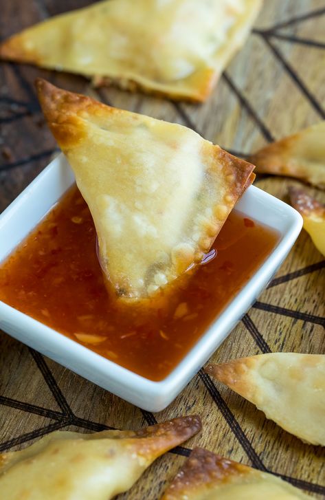 Crispy Baked Shrimp Wontons Recipe - Peas and Crayons Dipping Sauce For Shrimp, Savoury Appetizers, Asian Thanksgiving, Wonton Wrapper Recipes Appetizers, Sauce For Shrimp, Wrapper Recipes, Shrimp Wontons, Baked Wontons, Wonton Appetizers