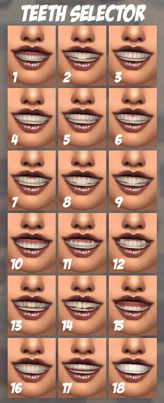 Simblreen Teeth Megapack - The Sims 4 Create a Sim - CurseForge Teeth Sims 4 Cc Maxis Match, Sims 4 Crooked Nose, Ts4 Teeth Preset, Sims 4 Dimples Cc All Ages, Sims 4 Hand Replacement, Sims4 Braces, Default Body Sims 4, Sims 4 Cc Face Presets Jaw, Braces Cc Sims 4