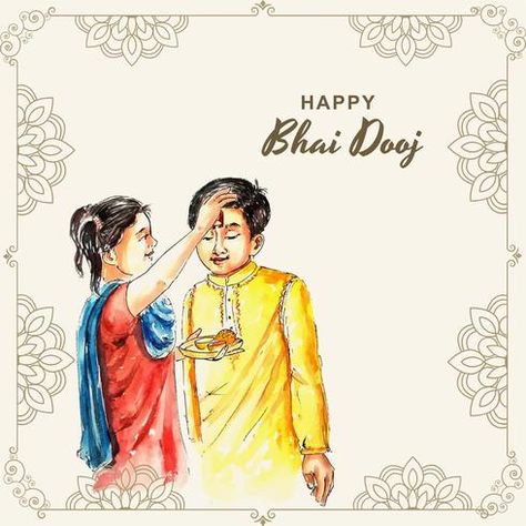 Bhai Dooj Story, Bhai Dooj Creative, Bhai Dooj Wishes, Manipal University, Education Brochures, Happy Bhai Dooj, Good Evening Wishes, Bhai Dooj, Easy Mandala Drawing