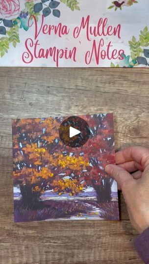 1.1K reactions · 107 shares | The Groves Dies from Stampin’ Up work nicely with the Splendid Autumn Designer Series Paper. This card could be used for a number of occasions including “thinking of you” or “birthday”. Designer Series Paper layers are 5 1/4” x 4”. The Basic Beige layer is 5 3/8” x 4 1/8” and the Blackberry Bliss Card Base is 8 1/2” x 5 1/2”. #vernamullen #stampinnotes #meadowviewstamper #stampinup #papercraftersofinstagram #craftylife #grovedies #splendidautumndesignerseriespaper | StampinNotes Stampin Up Grassy Grove Card Ideas, Reflected In Nature Stampin Up Cards, Splendid Autumn Stampin Up Cards, Encircled In Nature Stampin Up Cards, Quilt Cards, Stamping Ideas, Designer Series Paper, Art Quilt, Die Cut Cards