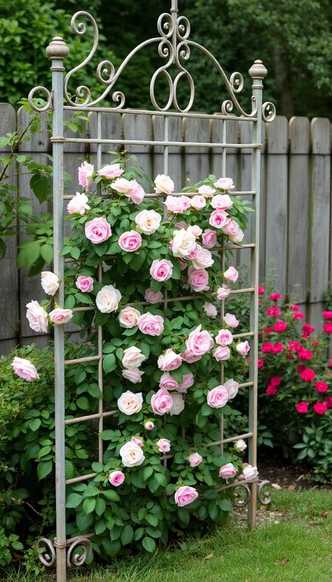 Rose Garden Ideas, Picturesque Garden, Cottage Garden Ideas, Cottage Garden Borders, Cottage Garden Roses, Cottage Garden Sheds, Rustic Arbor, Rose Tat, Garden Archway