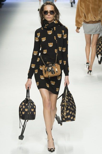 Moschino Bear, Milano Fashion Week, Jeremy Scott, 2015 Fashion, Fall 2015, Milan Fashion Week, Women Collection, Moschino, Runway Fashion